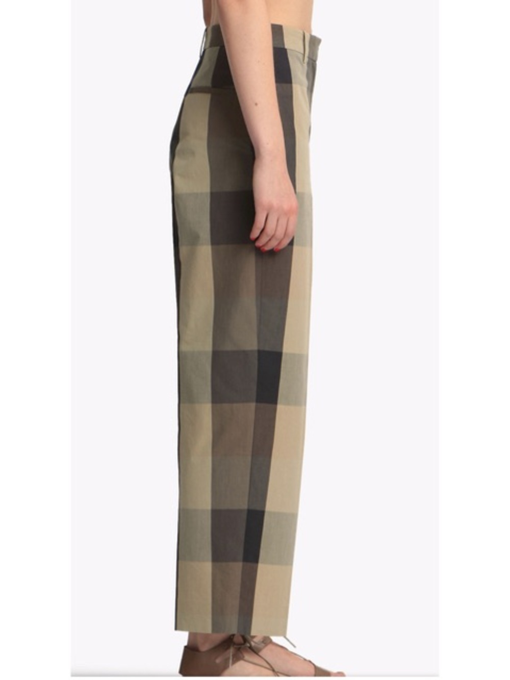 NWT Theory high waist  color block straight leg pants